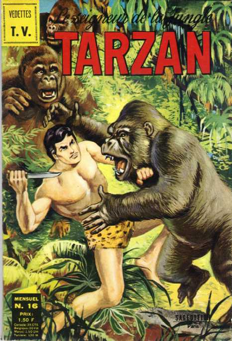 Scan de la Couverture Tarzan Vedettes Tv n 16